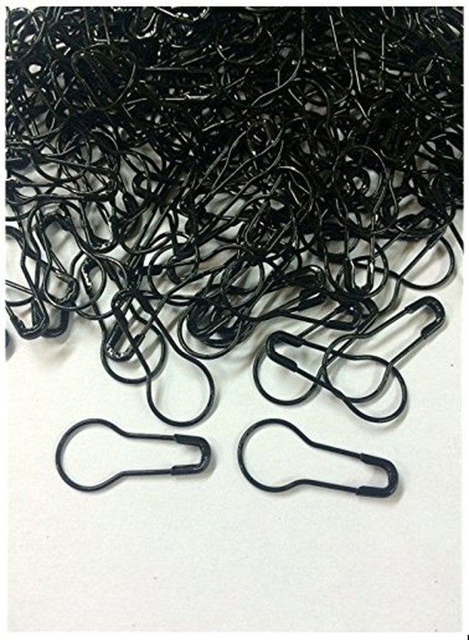 Jainsons Black Bulb Pins 0.8" Gourd Safety Pin Metal Calabash Pins Clothing Tag Pins for Craft Project, Home Accessories 1000Pcs - Image 3